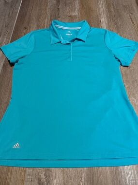 adidas Women’s Teal Performance Polo